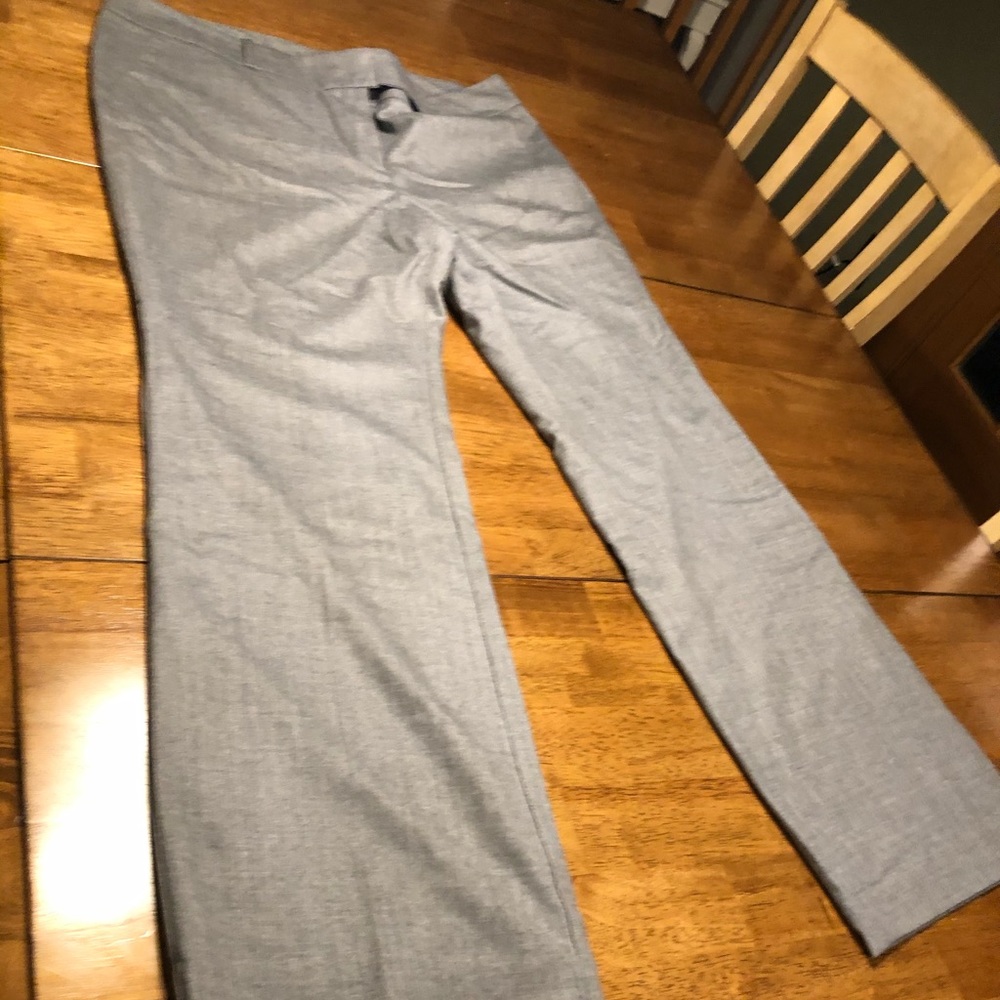 Ann Taylor gray trousers signature 18 NWT